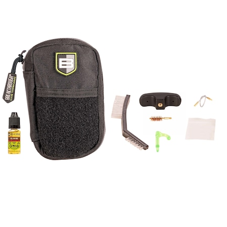Breakthrough Clean Technologies Badge Series Pull-Through Cleaning Kit w/ Molle Pouch, .44/.45 BT-COP-44